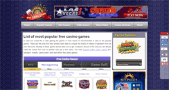 Desktop Screenshot of free-casino-games.com